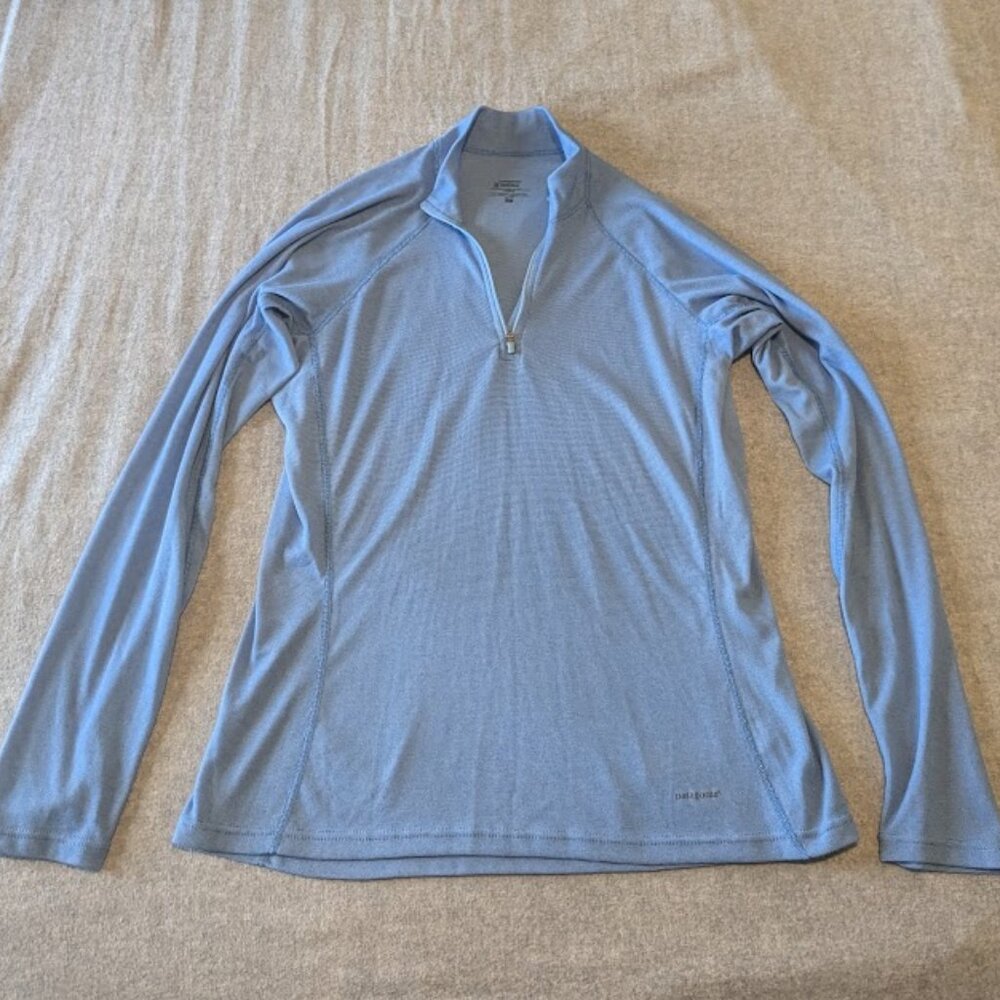 Patagonia Women's Capilene Zip-Neck Baselayer Top - Large